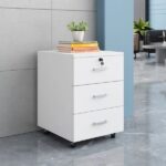 Mobile 3-Drawer Storage Pedestal