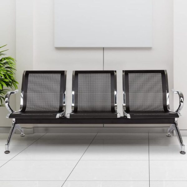3-Seater Waiting Room Bench