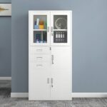2-Door Steel Filing Cabinet with Safe