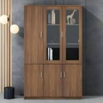 . Modern Office Storage Wooden Cabinet